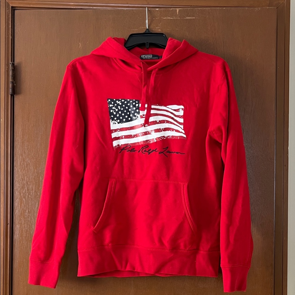 Polo by Ralph Lauren Red Pullover Hoodie